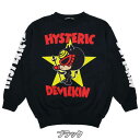 HystericMini　STAR WITH DEVILKIN 裏毛トレーナー