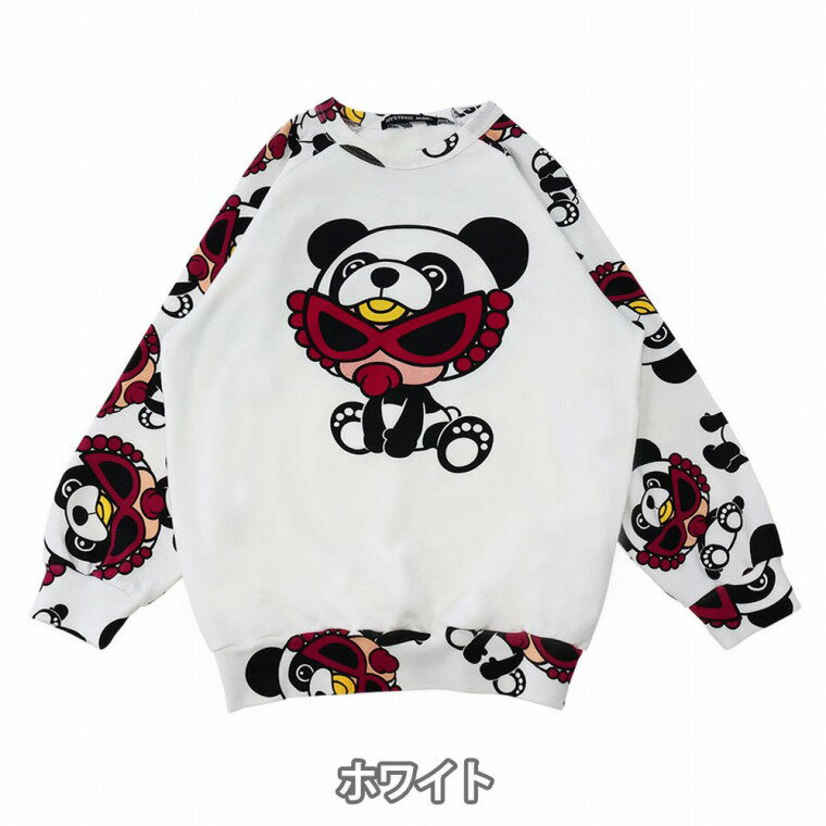 MY FIRST HYSTERIC マイファーストヒステリック　PANDA MINI総柄 ラグラントレーナー