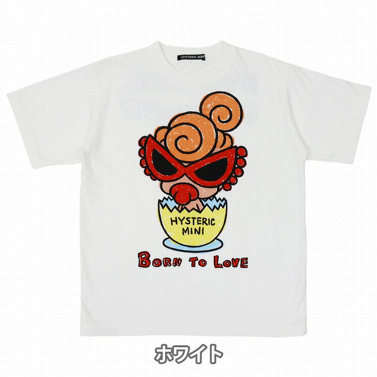 Hystericmini ヒステリックミニ　BORNTOLOVE半袖Tシャツ