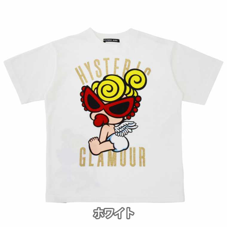 Hystericmini ヒステリックミニ　ANGEL MINI 半袖Tシャツ