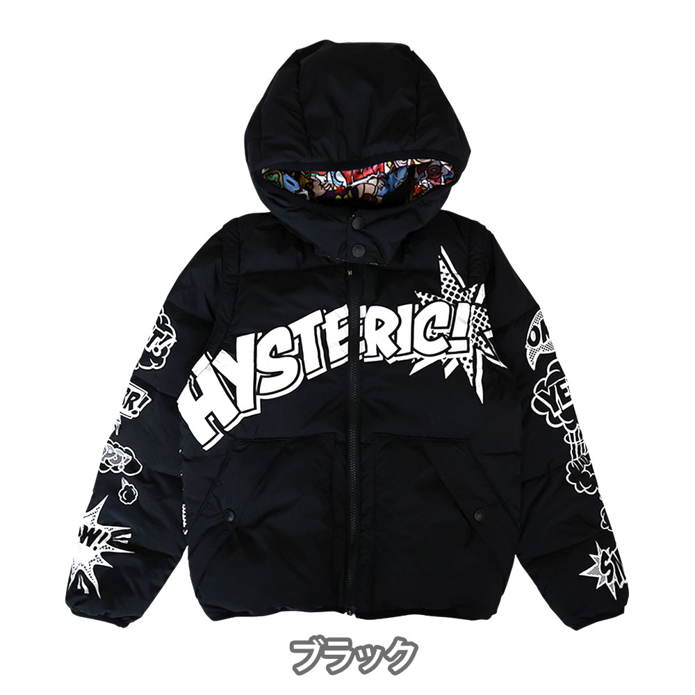 Hystericmini ヒステリックミニ AMAZING COMICS総柄 RV アウター