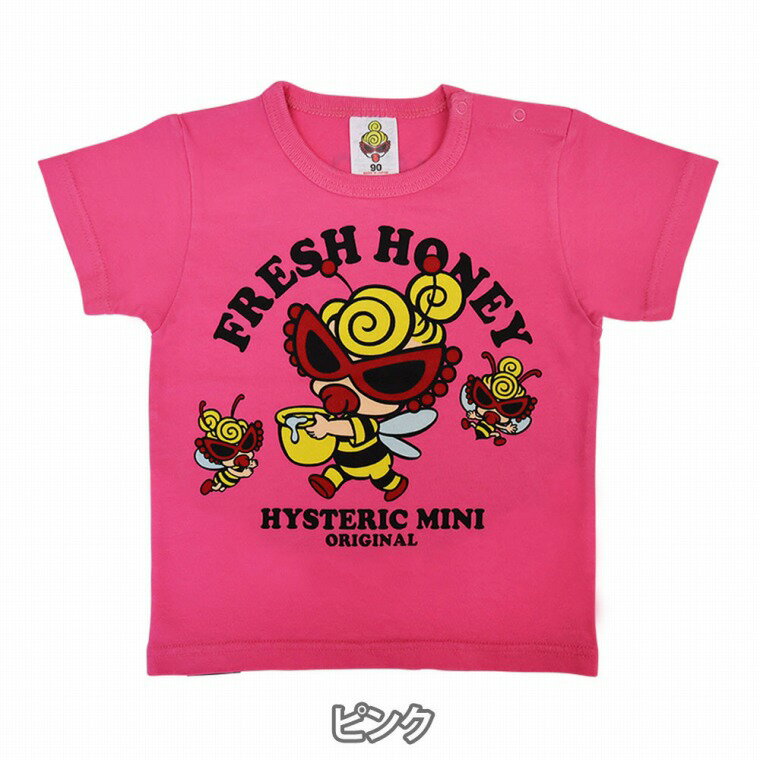 MY FIRST HYSTERIC マイファーストヒステリック　LITTLE BEE WITH HONEY 半袖Tシャツ