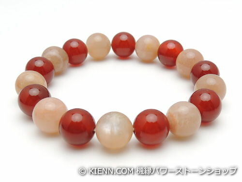 パワーストーンブレスレットオレンジ...