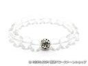 エスニックブレスレット・アジアンパワーストーン チベット合金8ミリ クリスタル(水晶)AAAAA最高品質(4月誕生日石)8ミリ 魔除・厄除・開運 [サイズ選べる...