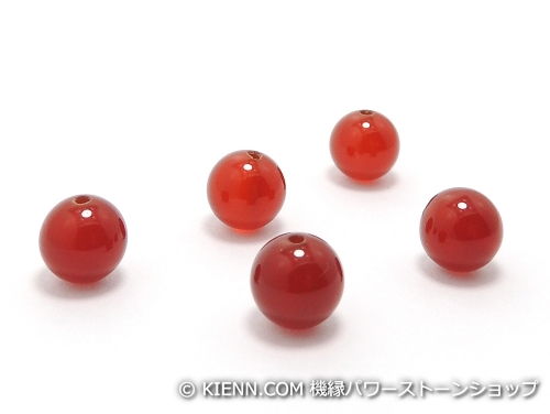 パワーストーン天然石ビーズ粒売り レッドアゲートAAAA8ミリ 魔除・厄除 ハンドメイド・手作りアクセサリー用 (11577)