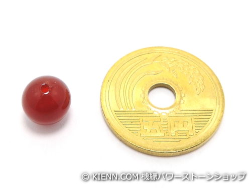 パワーストーン天然石ビーズ粒売り レッドアゲートAAAA8ミリ 魔除・厄除 ハンドメイド・手作りアクセサリー用 (11577)