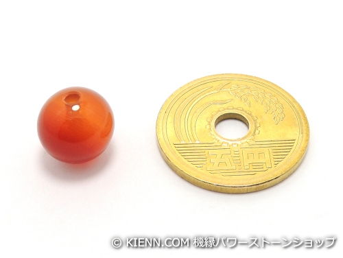機縁パワーストーンショップのパワーストーン天然石ビーズ粒売り カーネリアンAAAA(7月誕生日石)10ミリ 魔除・厄除 ハンドメイド・手作りアクセサリー用 (11602)｜アングル3