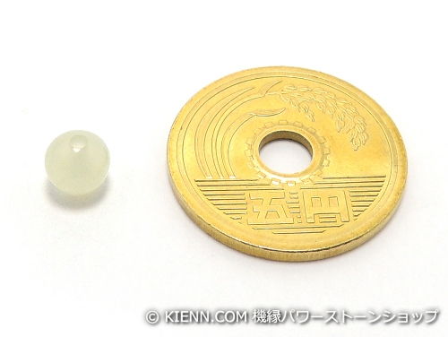 パワーストーン天然石ビーズ粒売り ニュージェイド6ミリ 健康・癒し ハンドメイド・手作りアクセサリー用 (11610)