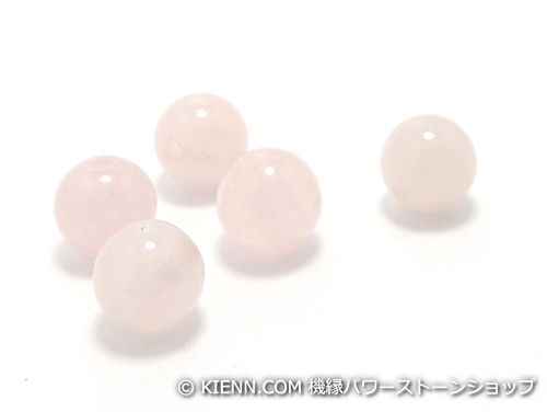 パワーストーン天然石ビーズ粒売り ローズクォーツAAA(10月誕生日石)8ミリ 復縁・恋愛運 ハンドメイド・手作りアクセサリー用 (11643)