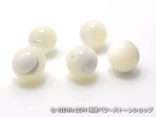 パワーストーン天然石ビーズ粒売り マザーオブパールAAA(6月誕生日石)8ミリ 魔除・...