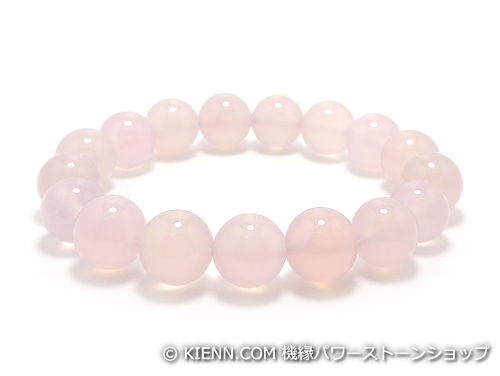 乐天商城 - パワーストーンブレスレット ピンクカルセドニーAAAA10ミリ 対人関係 ワンカラーブレス [サイズ選べる][日本製][送料無料] (11922)