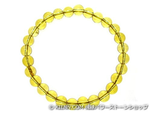 パワーストーンブレスレット シトリンクォーツAAA(11月誕生日石)6ミリ 金運 ワンカ...