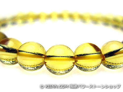 パワーストーンブレスレット シトリンクォーツAAA(11月誕生日石)6ミリ 金運 ワンカ...