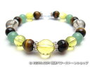 パワーストーンブレスレット クリスタル(水晶)(128面カット)AAAA(4月誕生日石)10ミリ スモーキークォーツAAAA10ミリ シトリンクォーツAAA(1...