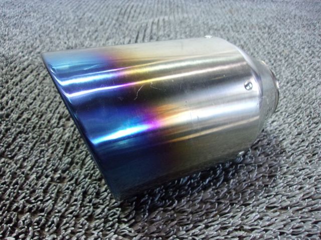 【中古】★激安!★EXART エクスアート マフラーエンド 出口 片面ロゴ有(左側) 加工用 汎用 / 2Q8-269