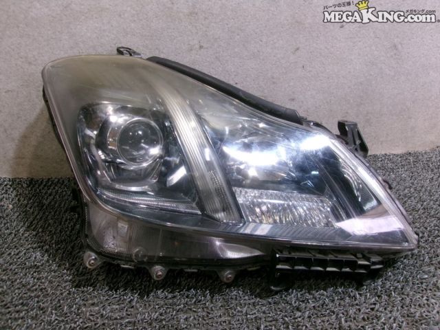 【中古】GRS200 クラウン 純正 ノーマル HID キセノン ヘッドライト ヘッドランプ 右 運転席側 STANLEY 30-341 / 2T4-573
