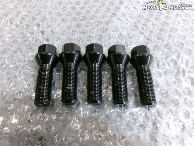 【中古】社外 ホイールボルト M14×P1.25 5本 BMW 等 / T4-569