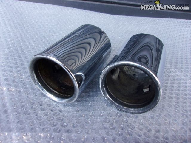 【中古】BMW E60 M5 純正 ノーマル マフラーカッター テールエンド 出口 2個 7 845 469 0-02 / KS4-1247