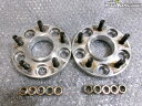 【中古】Durax デュラックス ワイドトレッドスペーサー ワイトレ 15mm 5穴 PCD114.3 M12×P1.5 2枚セット / S9-459