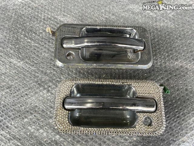 【中古】ハマー H2 純正 フロント アウターハンドル ドアハンドル メッキ 左右セット GM3951-FL / T5-306