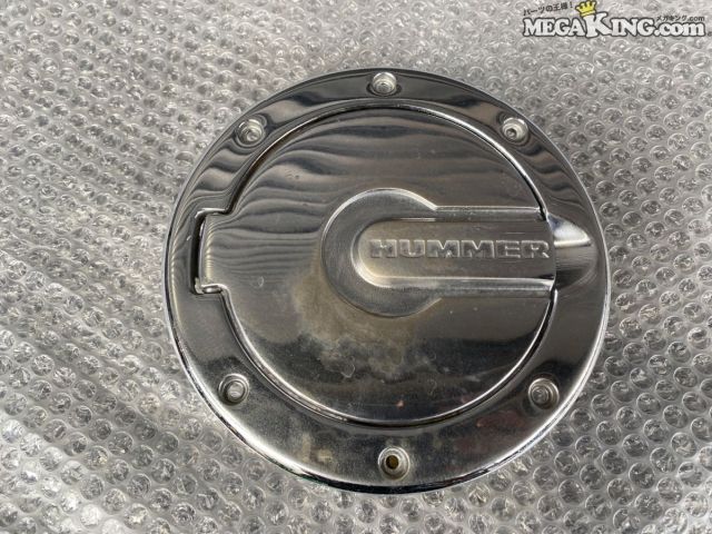 【中古】ハマー H2 純正 フューエルカバー 給油口カバー クロームメッキ PATENT 6.352.295 / T5-308