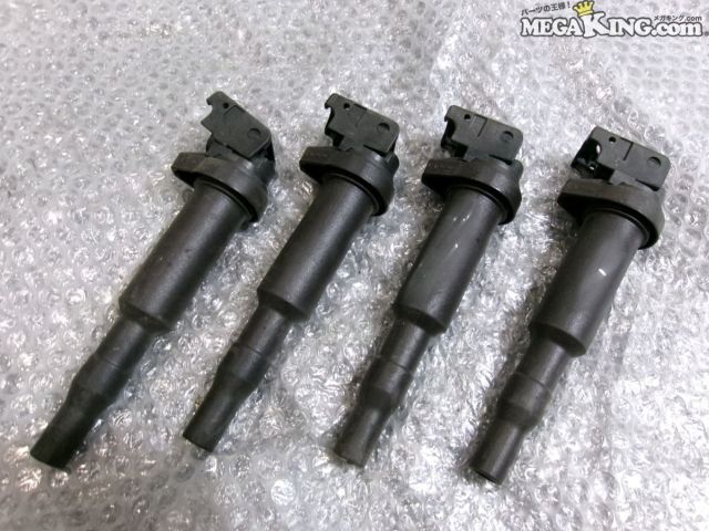 【中古】プジョー 207 純正 BOSCH イグニッションコイル 4本セット V7594937 80-01 0221504470 / 2S10-710