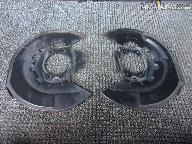 【中古】Y50 フーガ 純正 ノーマル バックプレート ディスクブレーキ 純正戻し 左右 / 2S7-2017