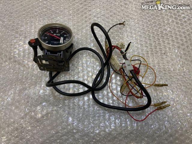 【中古】BLITZ ブリッツ RACING METER SD タコメーター 60φ追加メーター 回転計 汎用 点灯OK / T5-1509