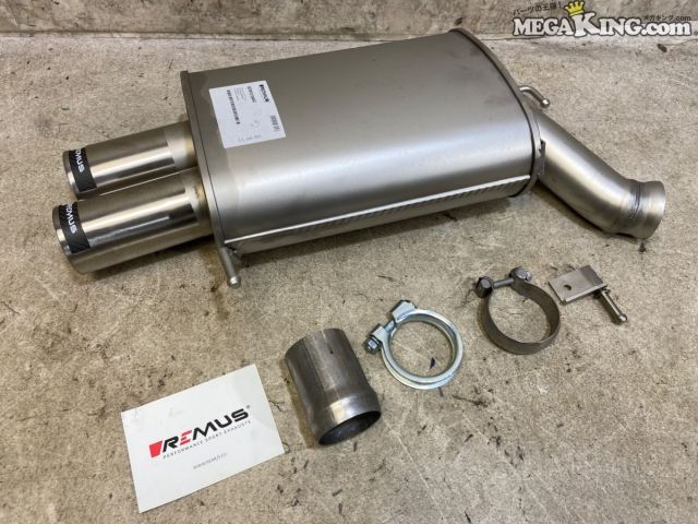 【中古】★未使用★F10 5シリーズ REMUS レムス φ84ストリートレース W ステンレス マフラー 087610 0584C F11 ツーリング 等 / T5-1689