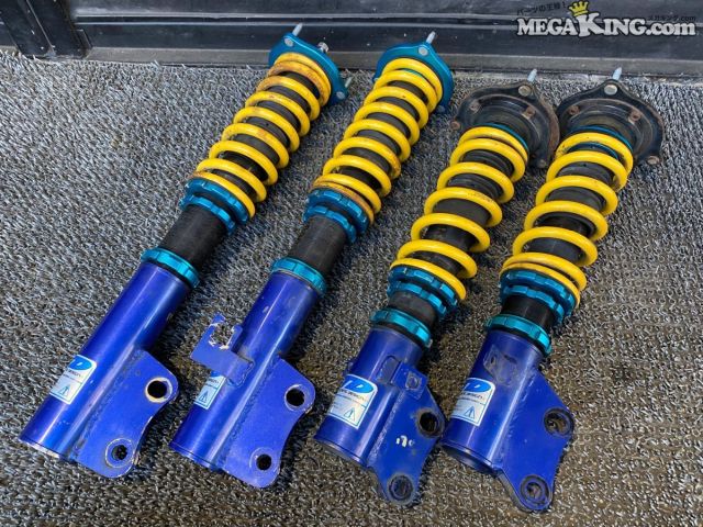 【中古】GF8 インプレッサ スポーツワゴン STD フルタップ 車高調 全長式 減衰調整 1台分 / T5-948