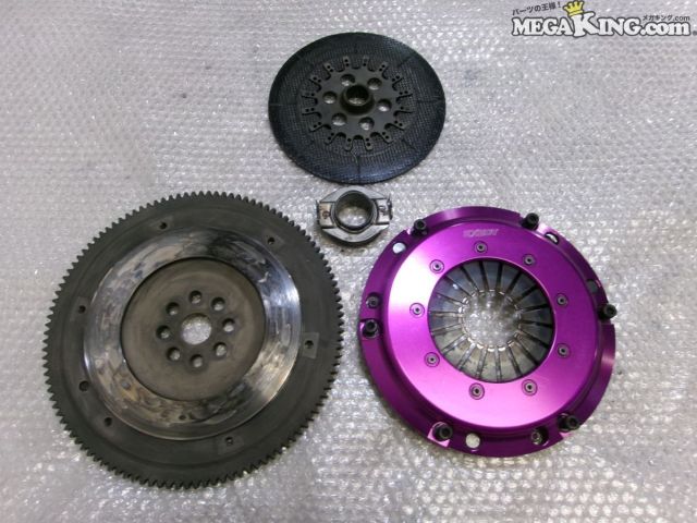 Rakuten - 【中古】EK9 シビック タイプR エクセディ カーボン シングル クラッチ プッシュ式 カバー ディスク フライホイール B16B EG6 DC2 等 / KT3-018