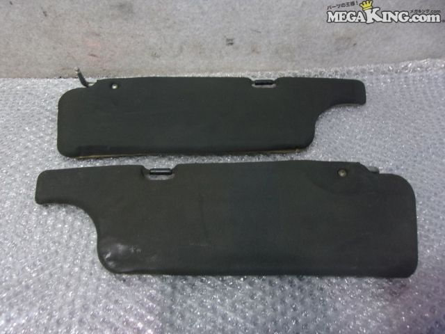 【中古】AE86 レビン ハチロク 後期 ハッチバック 純正 ノーマル サンバイザー 日除け ミラー無 左右 / 4S1-472