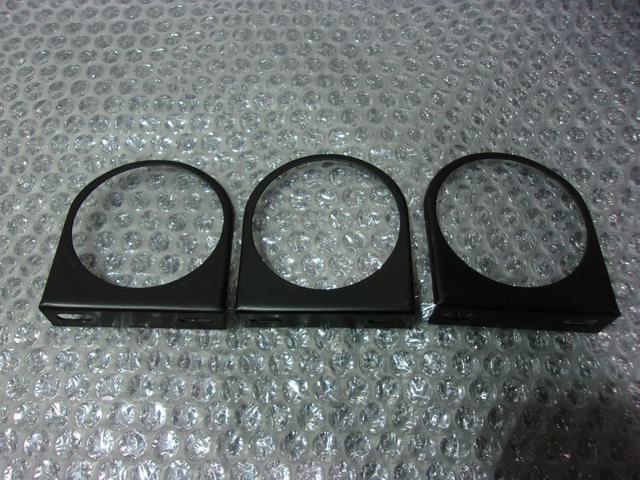 【中古】★激安!★オオモリ ? メーターフード カバー ホルダー スタンド 土台 パネル 60φ 3個セット 分かる方 / R7-1091