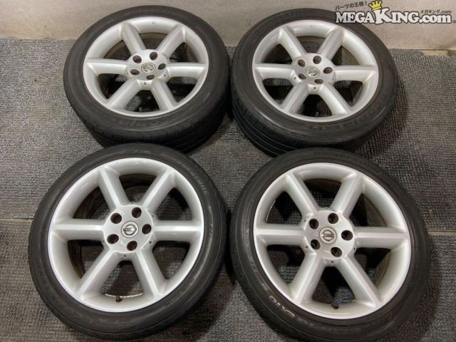 樂天商城 - 【中古】Z33 フェアレディZ 純正 18インチホイール 8J +30 5穴 PCD114.3 4本 / 2T6-2127
