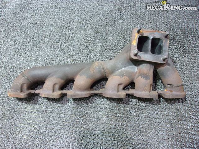 【中古】BNR32 スカイライン GT-R GTR 社外 エキマニ エキゾーストマニホールド シングルタービン T4フランジ / 2R12-431