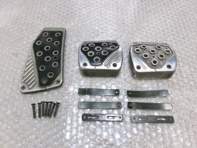 【中古】★激安!★CAR MATE カーメイト RAZO レッツォ ペダルカバー アクセル ブレーキ クラッチ S14 シルビアにて使用 / 2R6-250