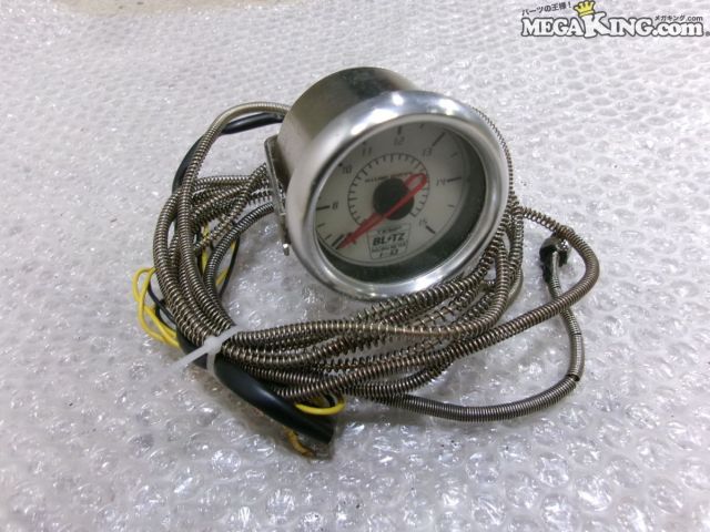 【中古】BLITZ ブリッツ i-D メーター 油温計 TEMP 60φ 追加メーター 点灯OK / 2T3-910