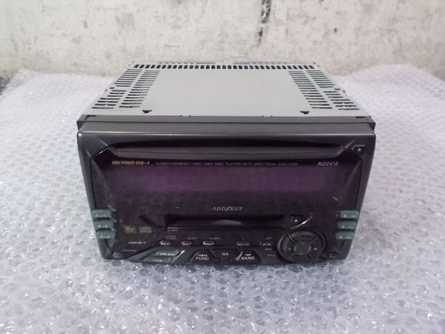 【中古】★激安!★ADDZEST アゼスト MDZ416 CDデッキ MDデッキ プレーヤー オーディオ 2DIN / 2P1-1072