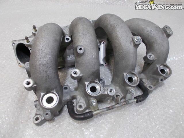 【中古】S13 シルビア 純正 ノーマル インテークマニホールド インマニ サージタンク 赤ヘッド SR20DET 52F 180SX 等 / 2S5-829