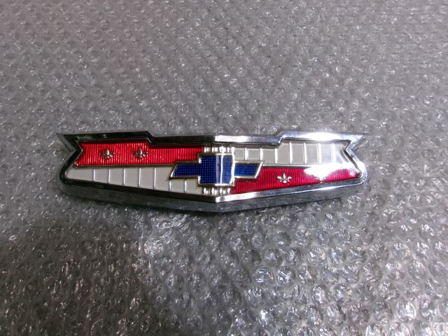【中古】★希少!激安!★シボレー 58 インパラ クーペ 純正 ノーマル フロント エンブレム 3750372-C-2 / Q3-1925