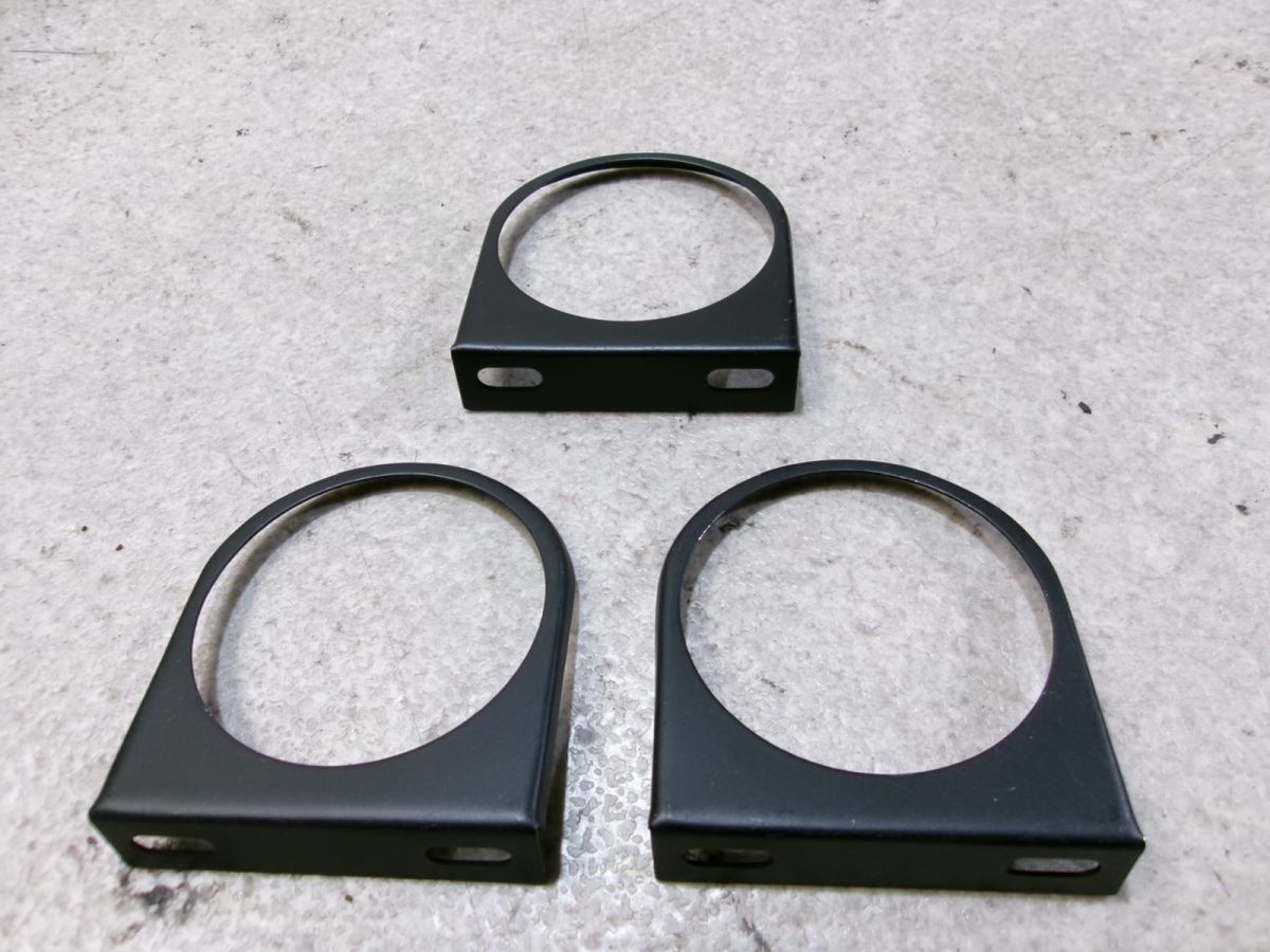 【中古】★激安!★オオモリ ? メーターホルダー 60φ パネル フード カバー スタンド 土台 3個セット 分かる方 / R7-1119