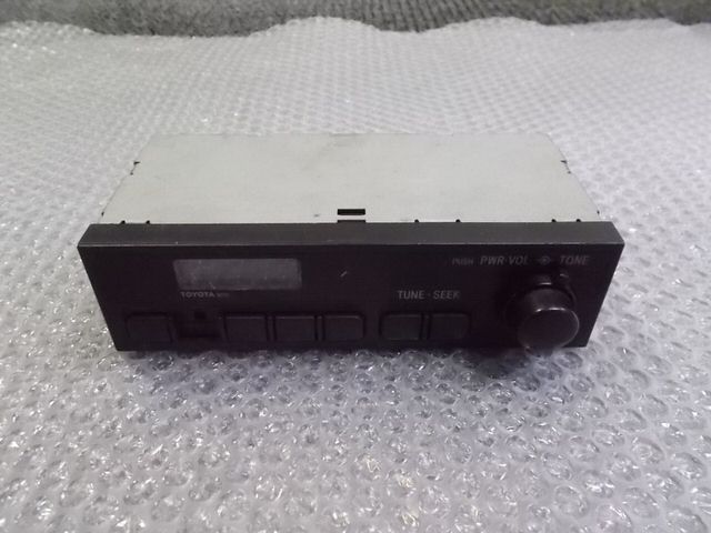 【中古】★激安!★トヨタ 純正 ノーマル CR-BT6150A ラジオデッキ AMラジオ オーディオ 1DIN 86120-37010 / 4P2-959