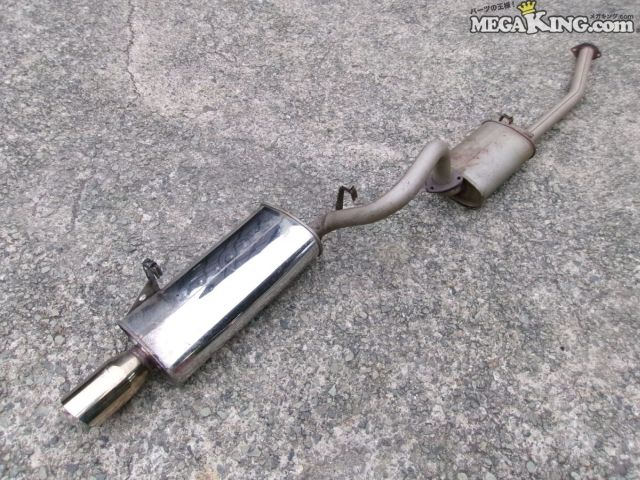 【中古】AE86 レビン トレノ TRUST トラスト セミステンレス マフラー デフ上 4AG / 2S10-1319