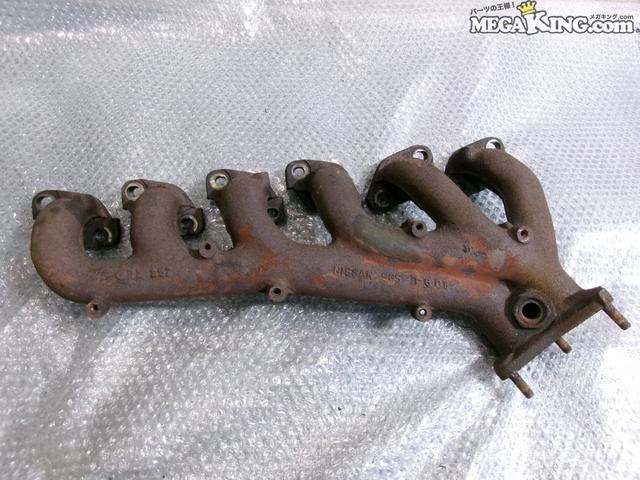 【中古】ECR32 スカイライン NA 純正 ノーマル エキゾーストマニホールド エキマニ たこ足 EB25DE / 2S2-796