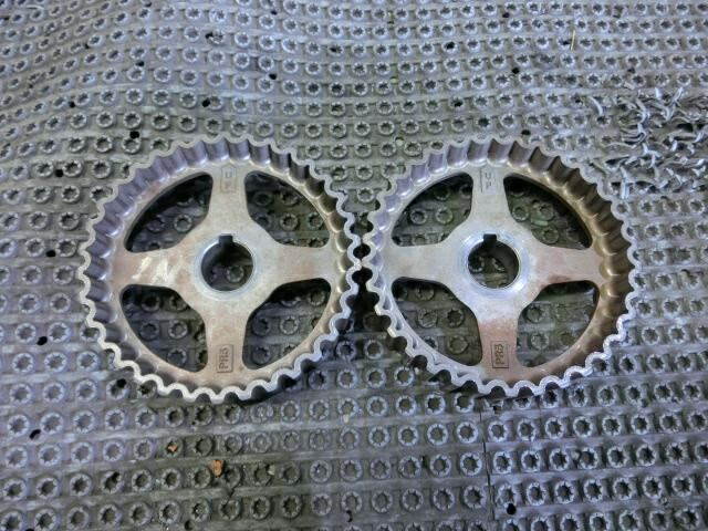 【中古】EG6 シビック 純正 カム プーリー 2個 IN EX B16A PR3 左右 / F8-1280(2)