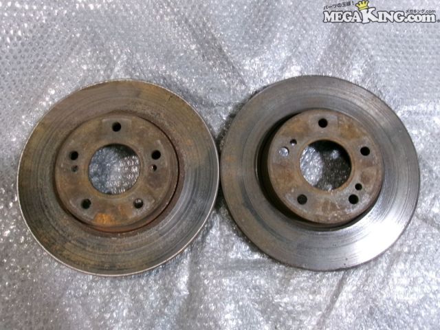 【中古】S15 シルビア スペックR ターボ 純正 ノーマル フロント ブレーキ ローター 280mm 左右 / 4S9-1751