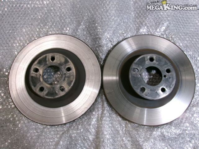 【中古】BH5 レガシィ レガシー 後期 純正 ノーマル フロント ブレーキ ローター 295mm 5穴 左右 / 4S9-1752