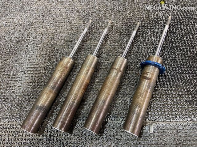 【中古】JZX100 チェイサー マークII ネココーポレーション 車高調 ショック 4本 カートリッジ BH090109K / 2T6-499