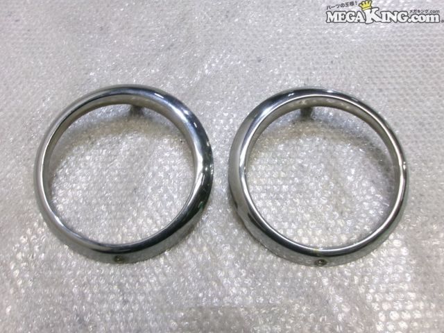 【中古】L700S ミラジーノ 純正 ノーマル ヘッドライトトリム 左右 53031-97201 53032-97201 / 2T1-825