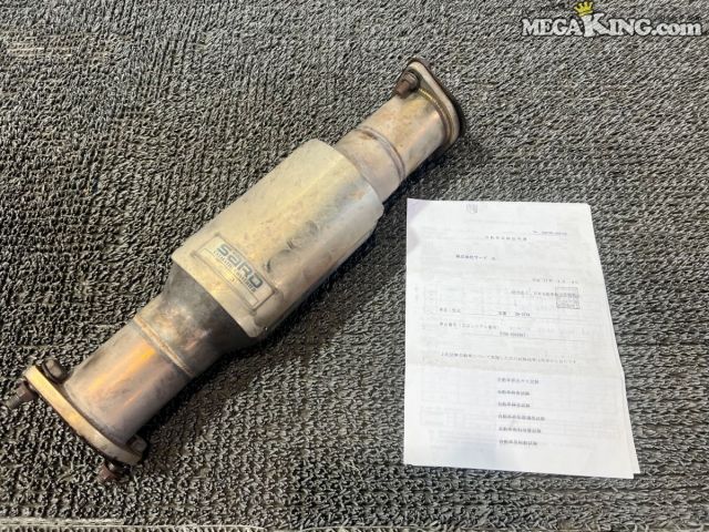 【中古】CT9A ランサーエボリューション8 6MT MR SARD サード メタルキャタライザー ハニカム崩れ無 M-01 書類付 ランエボ9 MR 等 / T5-627